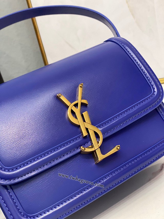 YSL专柜款女包 聖羅蘭經典款MONOGRAM金屬旋扣大號郵差包 YSL肩背斜挎包 634305  jjh1076